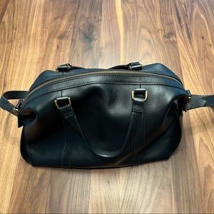 Madewell The Glasgow Satchel in black
